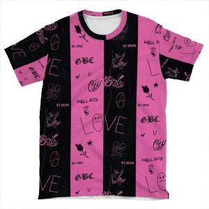 Lil Peep Tattoos 2 AOP T-shirt Tee