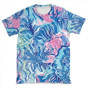 Lilly Print 2 AOP T-shirt Tee