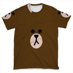 Line Friends Brown Bear AOP T-shirt Tee