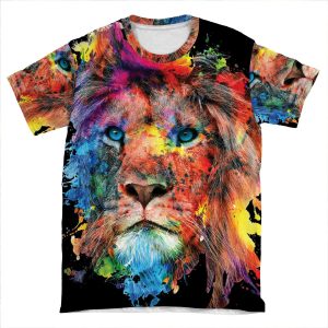 Lion 3 AOP T-shirt Tee