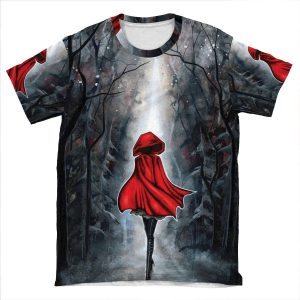 Little Red Riding Hood AOP T-shirt Tee