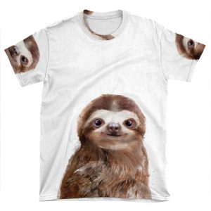 Little Sloth AOP T-shirt Tee