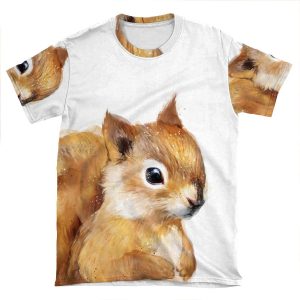 Little Squirrel AOP T-shirt Tee