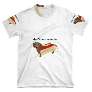 Little Wiener Dog AOP T-shirt Tee