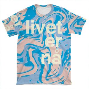 Livet Er No - 'Life Is Now' AOP T-shirt Tee