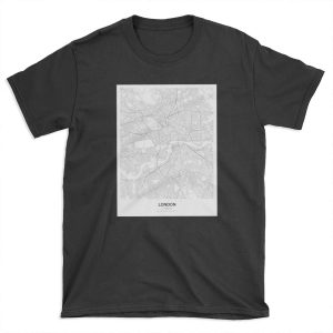 London Minimalist Map T-shirt Tee