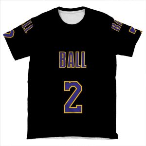 Lonzo Ball 2 Lakers Jersey Phone AOP T-shirt Tee