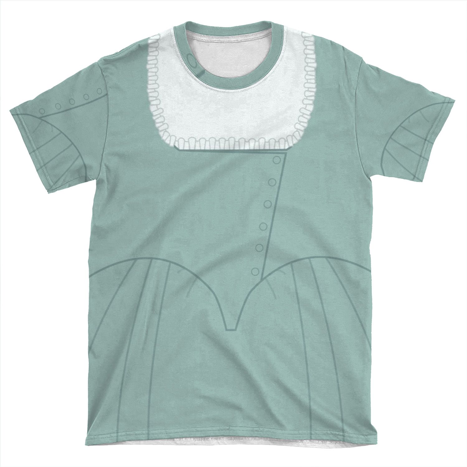 Look Around At How Lucky We Are AOP T-shirt Tee