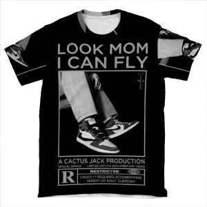 Look Mom I Can Fly 2 AOP T-shirt Tee