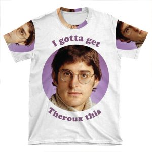 Louis Theroux I Gotta Get Theroux This AOP T-shirt Tee