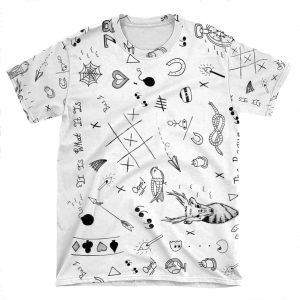 Louis Tomlinson Tattoos 2 AOP T-shirt Tee