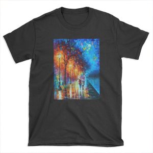 Love by The Lake - Leonid Afremov T-shirt Tee