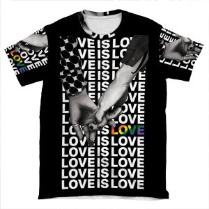 Love Is Love 2 AOP T-shirt Tee