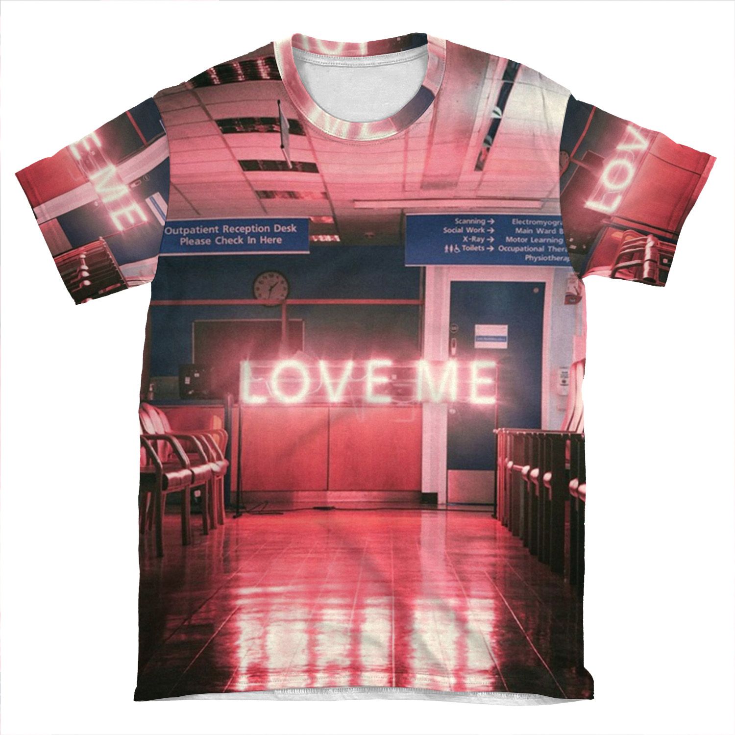 Love Me Design 2 AOP T-shirt Tee