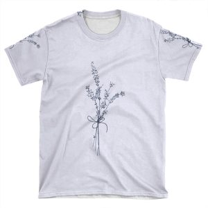 Lovely Lavender Bunch AOP T-shirt Tee
