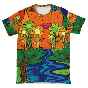 Lucy In The Sky With Diamonds AOP T-shirt Tee