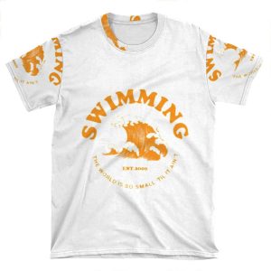 Mac Miller Swimming AOP T-shirt Tee