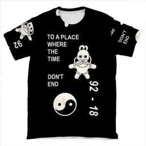 Mac Miller Tribute Tee To A Place Where The Time Don't End AOP T-shirt Tee