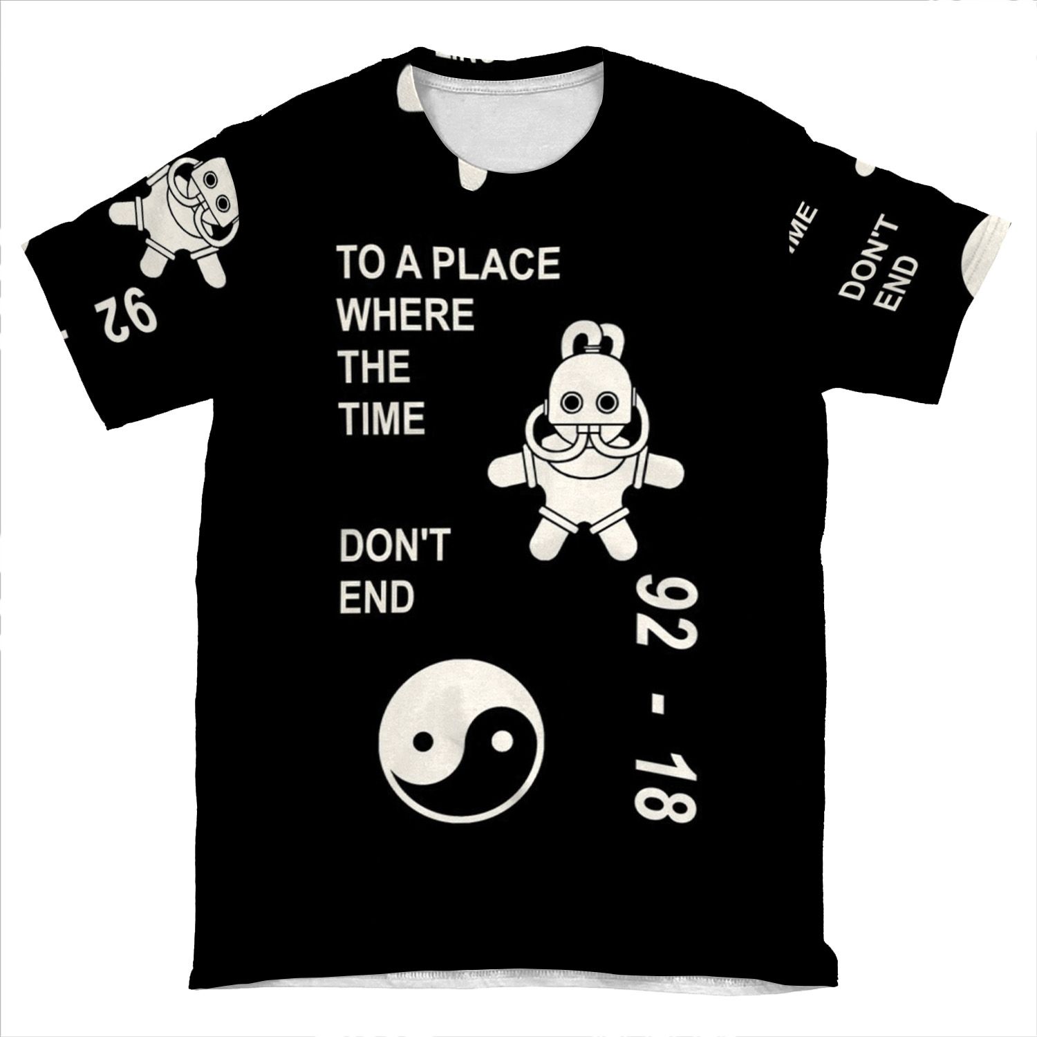 Mac Miller Tribute Tee To A Place Where The Time Don't End AOP T-shirt Tee