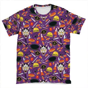 Mad Dog Of Shimano Pattern AOP T-shirt Tee