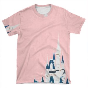 Magic Castle Millennial Pink AOP T-shirt Tee