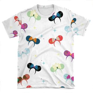 Magical Princess Ears 2 AOP T-shirt Tee