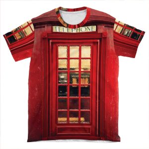 Magical Telephone Booth AOP T-shirt Tee