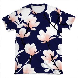 Magnolia Midnight AOP T-shirt Tee