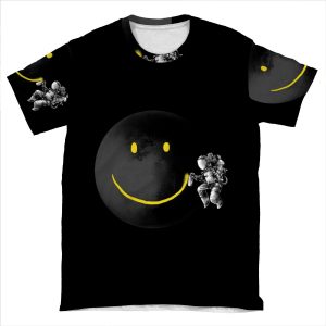 Make A Smile AOP T-shirt Tee