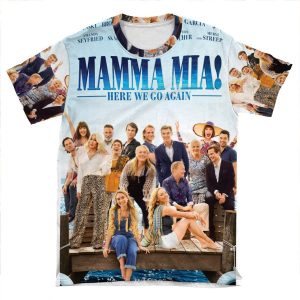 Mamma Mia - Here We Go Again! AOP T-shirt Tee