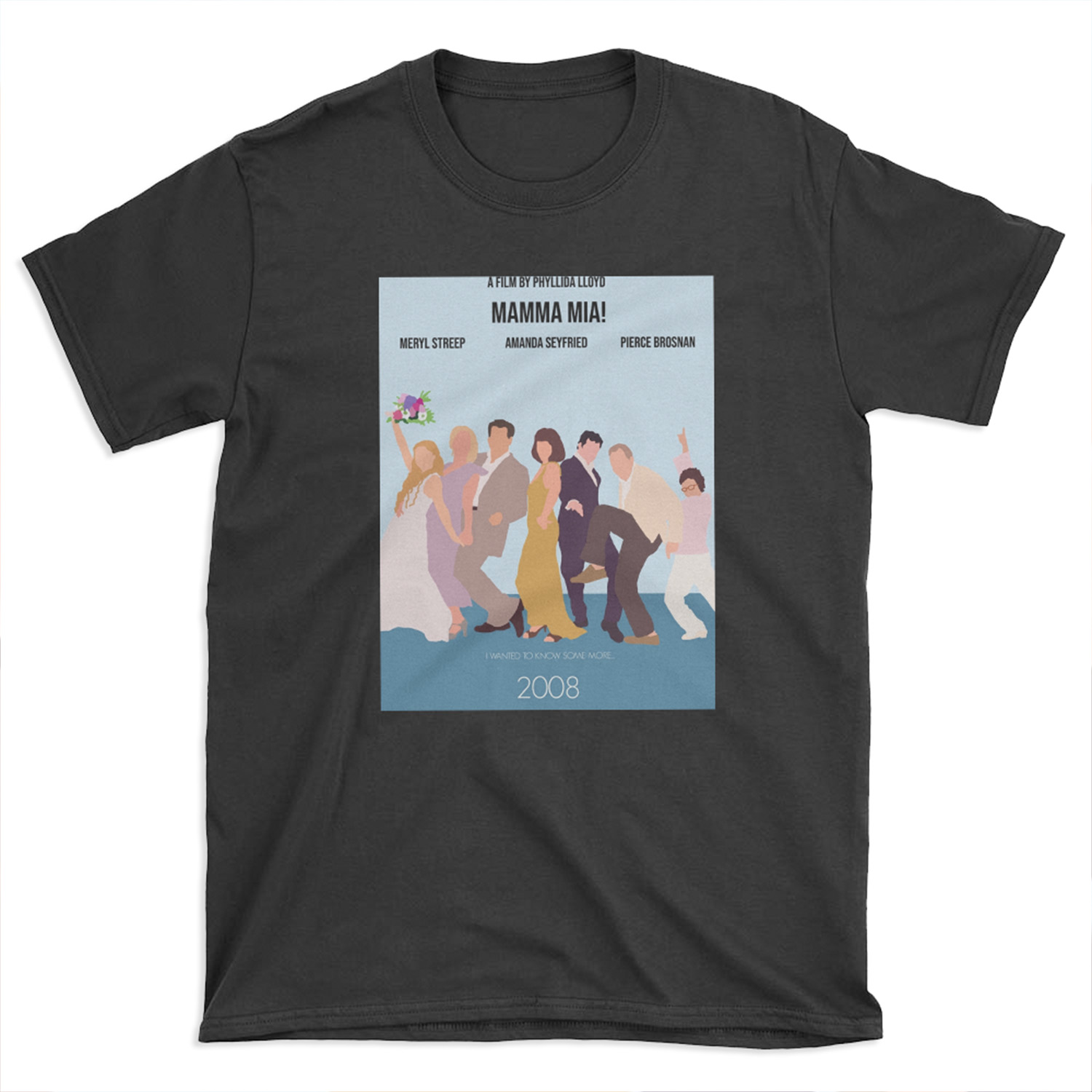 Mamma Mia! Minimalist Movie T-shirt Tee