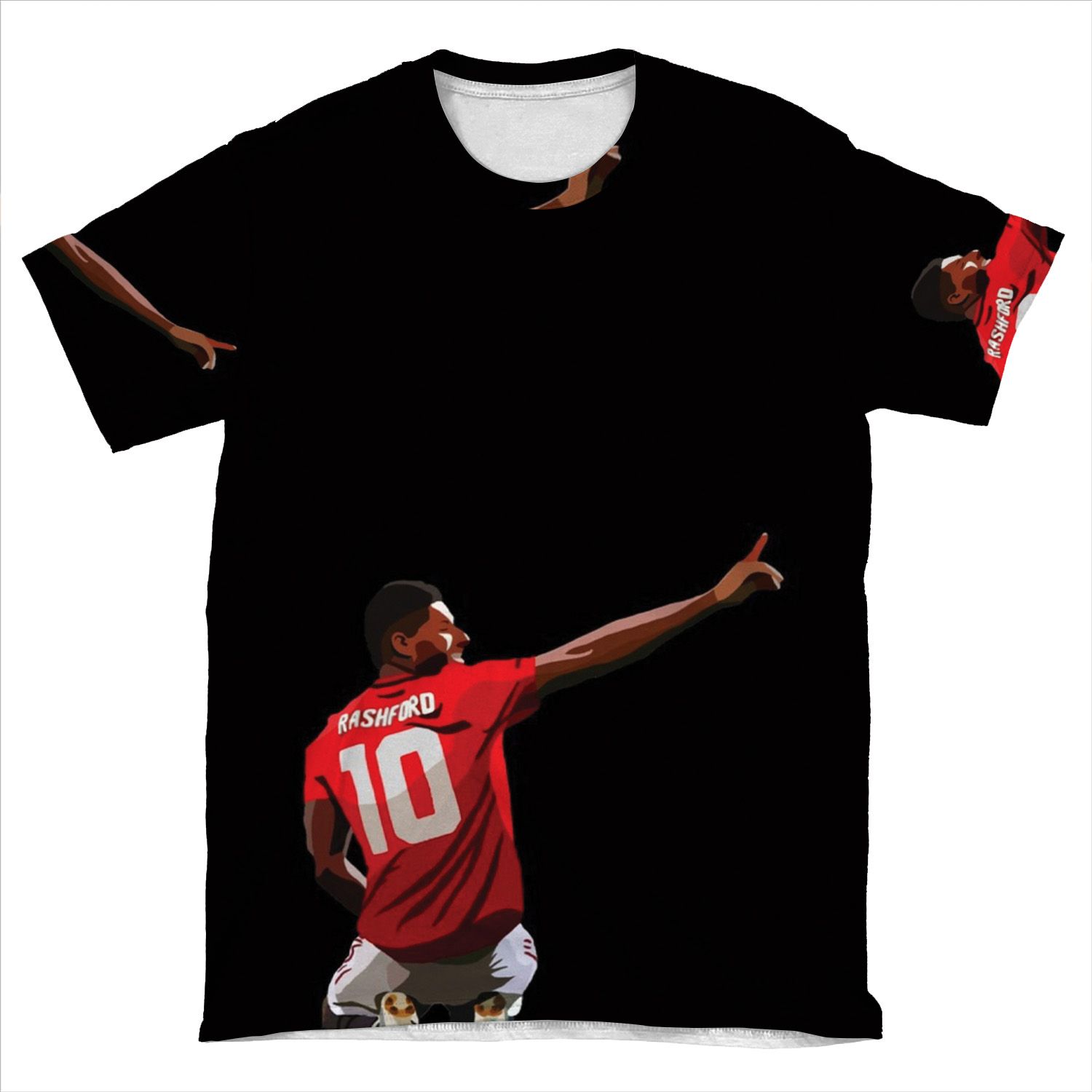 Manchester United's Marcus Rashford AOP T-shirt Tee
