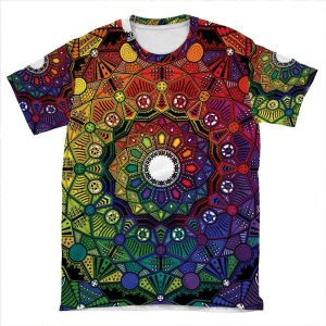 Mandala 46 T-Shirts, Hoodies And Stickers And Cases - Jim Gogarty AOP T-shirt Tee