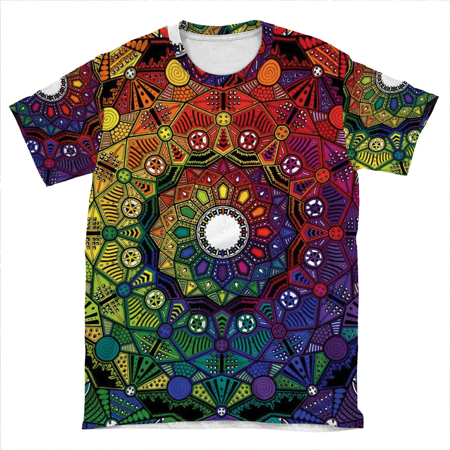 Mandala 46 T-Shirts, Hoodies And Stickers And Cases - Jim Gogarty AOP T-shirt Tee