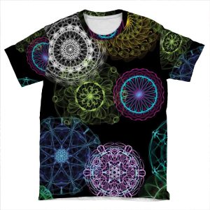 Mandala Pattern AOP T-shirt Tee