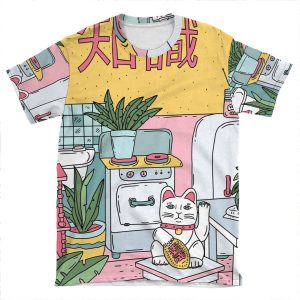Maneki Plants AOP T-shirt Tee