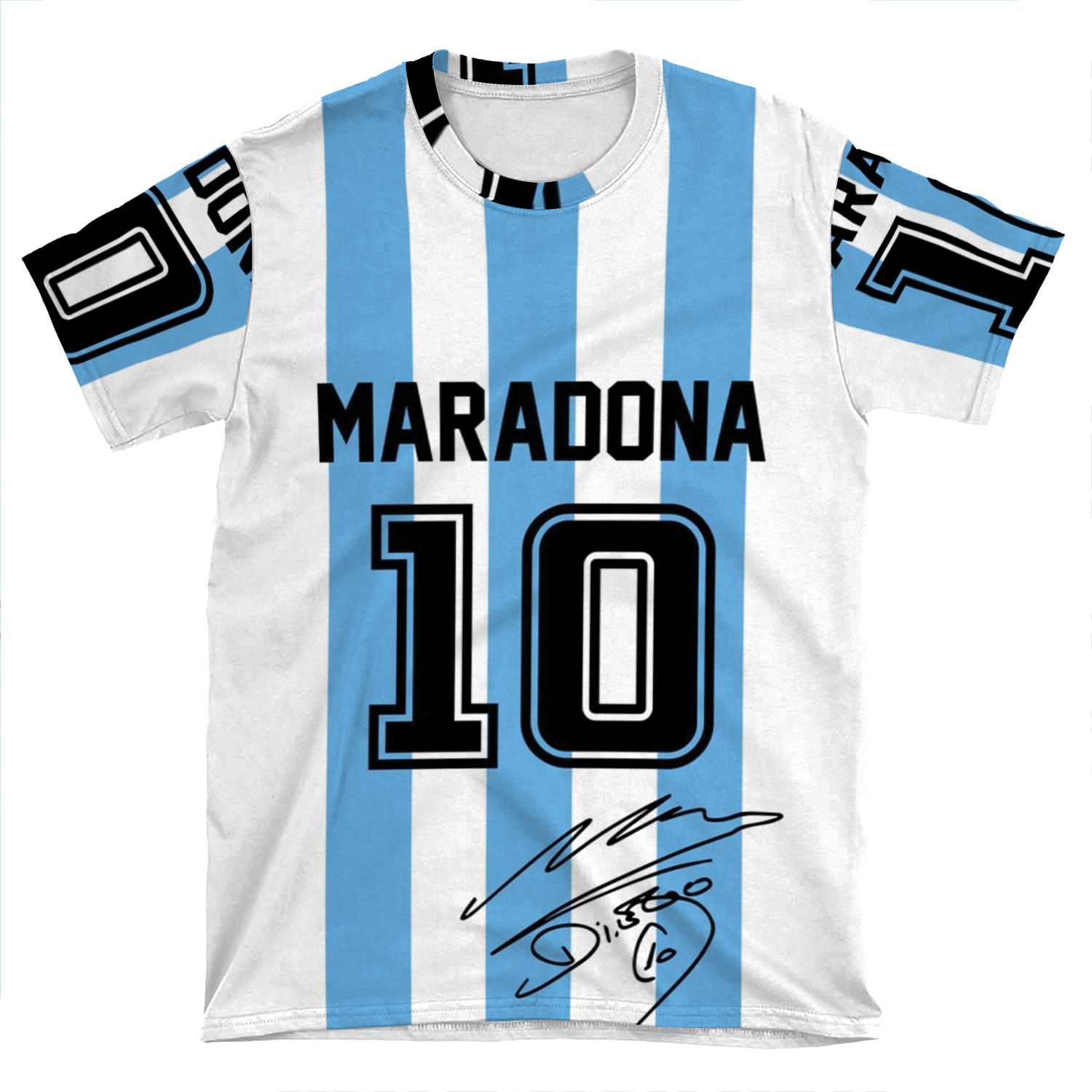 Maradona Jersey AOP T-shirt Tee
