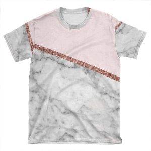 Marble & Glitter AOP T-shirt Tee