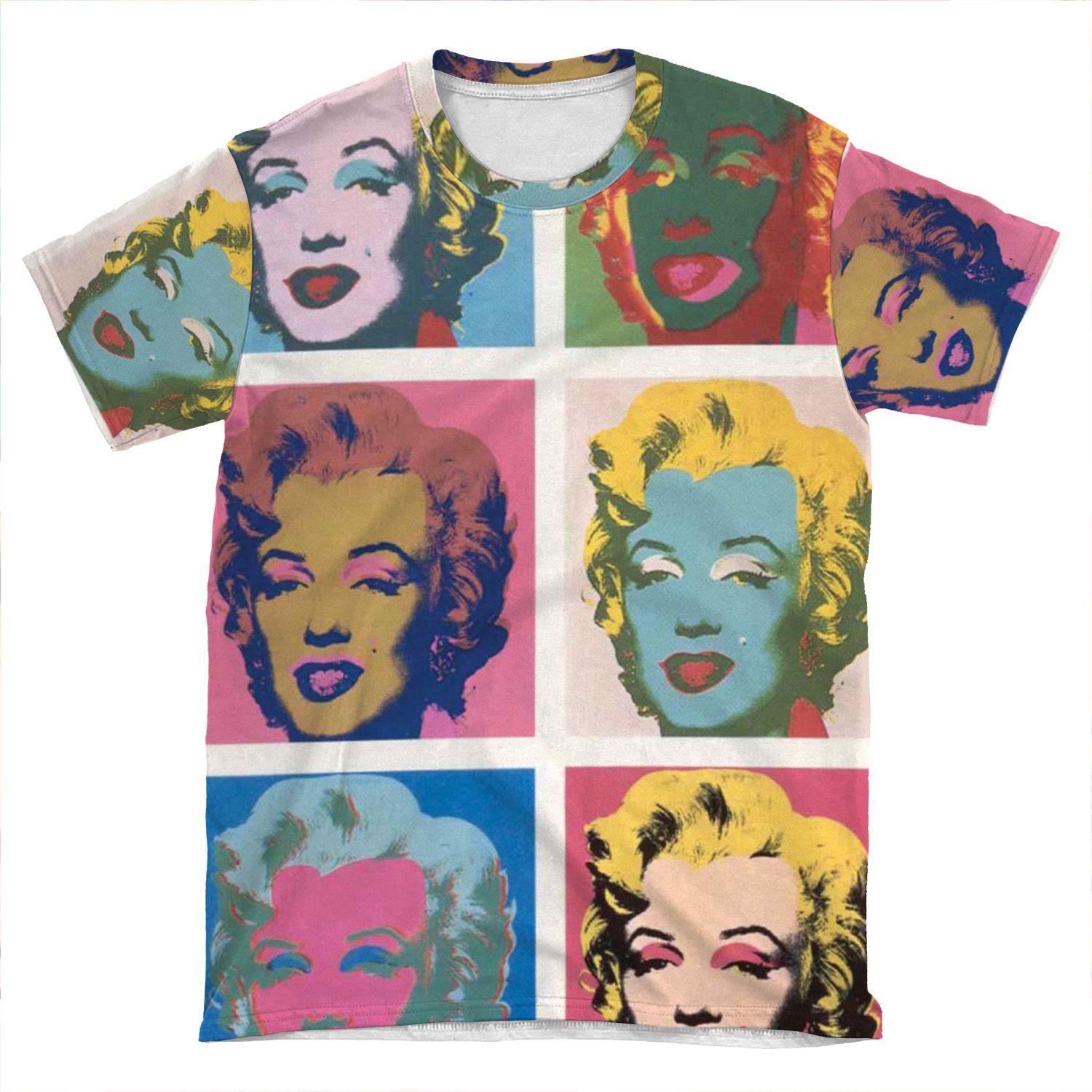 Marilyn Monroe By Andy Warhol AOP T-shirt Tee