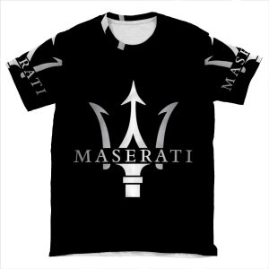 Maserati Logo AOP T-shirt Tee