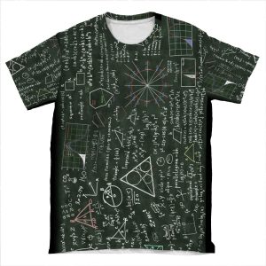 Maths Formula 2 AOP T-shirt Tee
