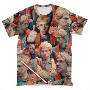 Matt The Radar Technician AOP T-shirt Tee