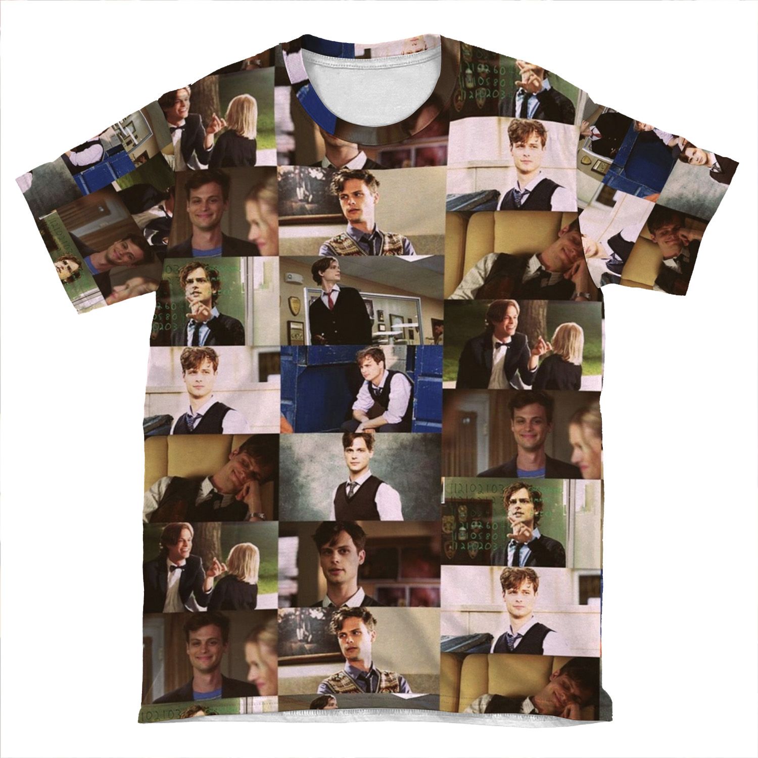 Matthew Gray Gubler Collage AOP T-shirt Tee