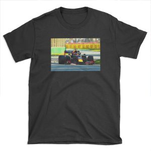 Max Verstappen racing in the 2019 Australian Grand Prix T-shirt Tee