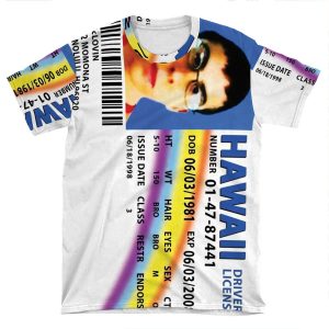 Mclovin Superbad Drivers License Replica AOP T-shirt Tee