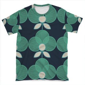 Mcm Trois En Aqua AOP T-shirt Tee