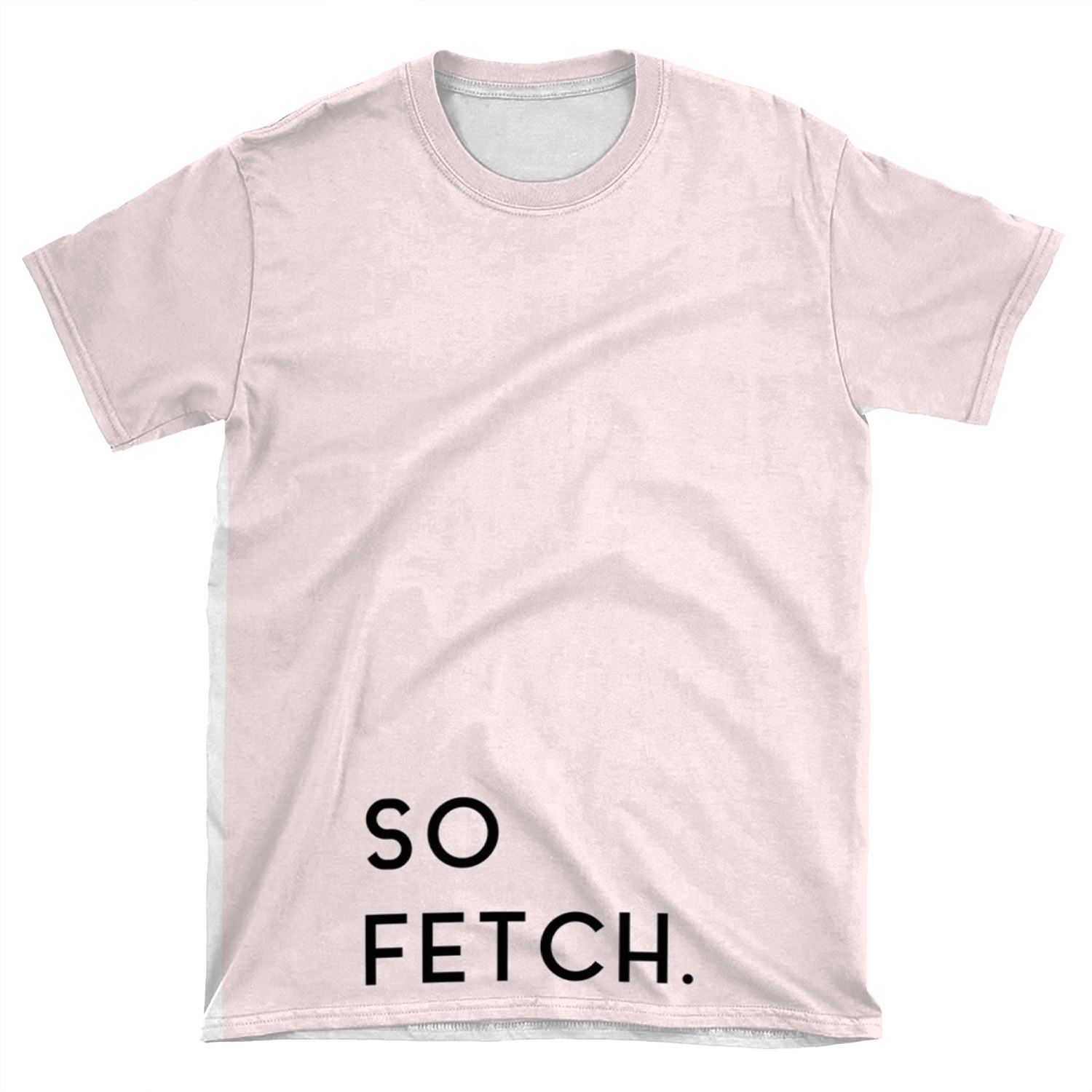 Mean Girls - So Fetch In Pink AOP T-shirt Tee