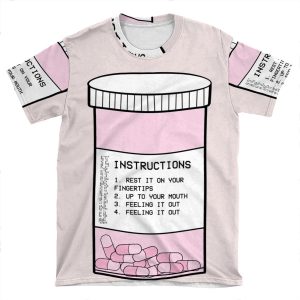 Medicine Pill Bottle AOP T-shirt Tee