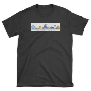 Meet me at my Happy Place Vector Orlando Theme Park Illustration Design T-shirt Tee
