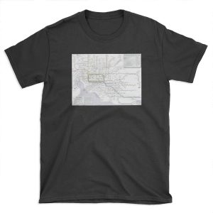 Melbourne train and tram map T-shirt Tee